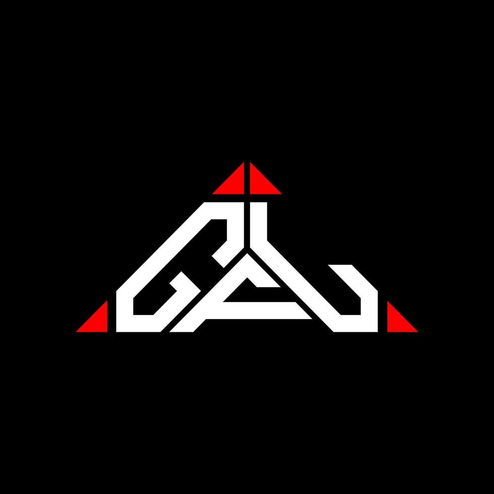 Diseño creativo del logotipo de la letra gfl con gráfico vectorial, logotipo simple y moderno de gfl. vector