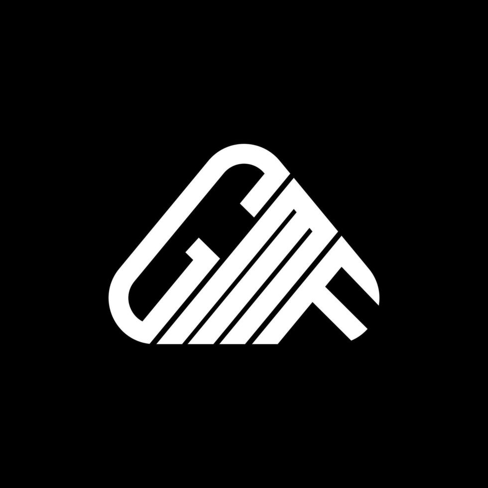 Diseño creativo del logotipo de la letra gmf con gráfico vectorial, logotipo simple y moderno de gmf. vector