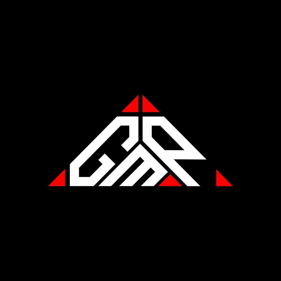 GMP letter logo creative design with vector graphic, GMP simple and modern logo.