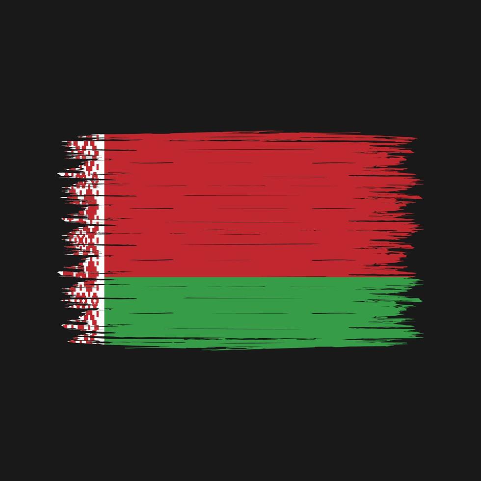 Belarus Flag Brush vector