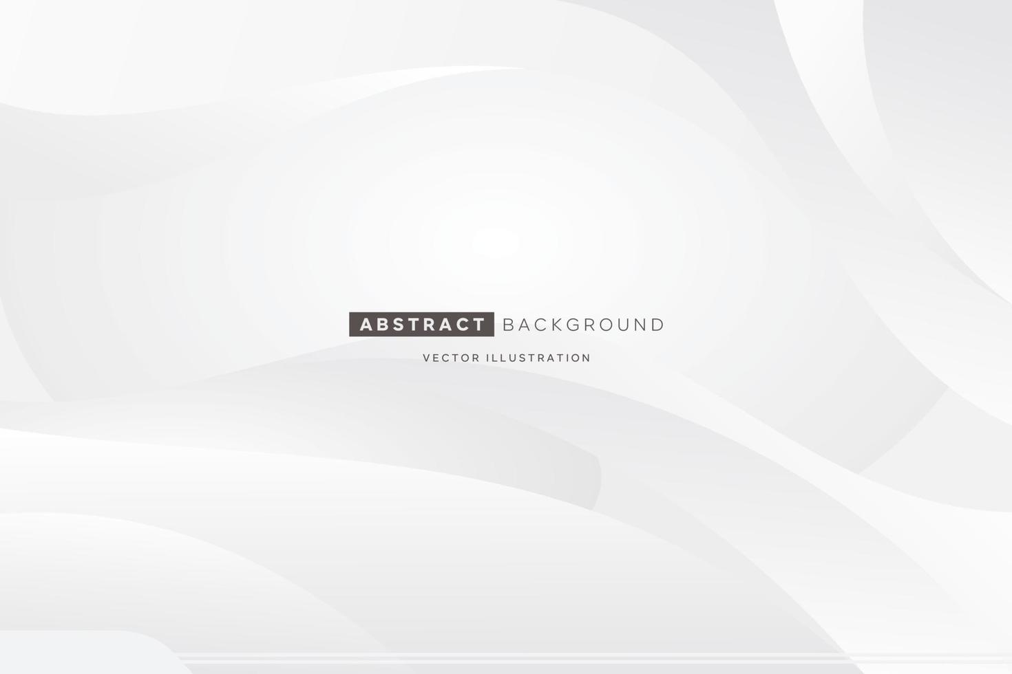 white abstract curve background vector