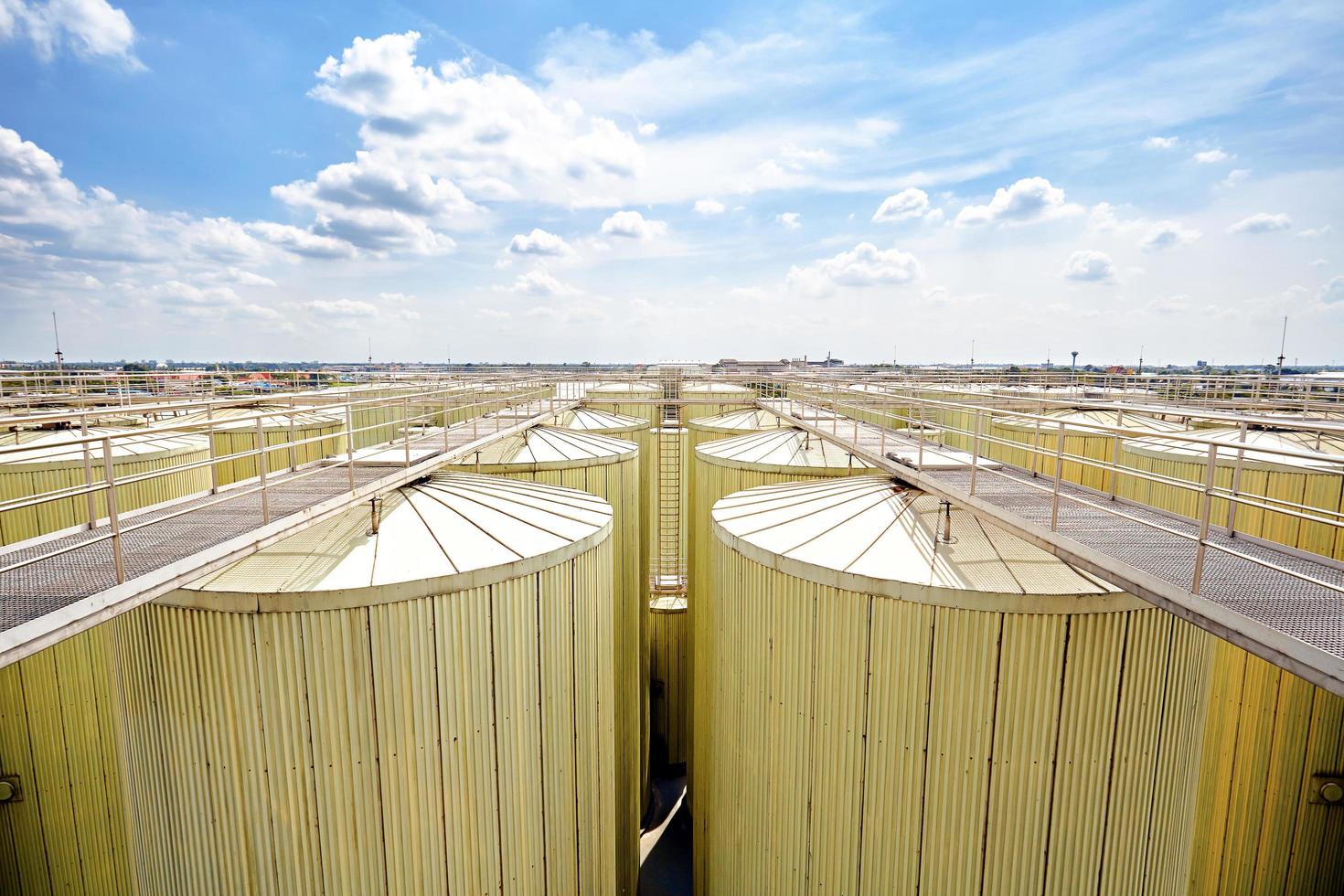 Beer fermentation tank or brewing plant photo