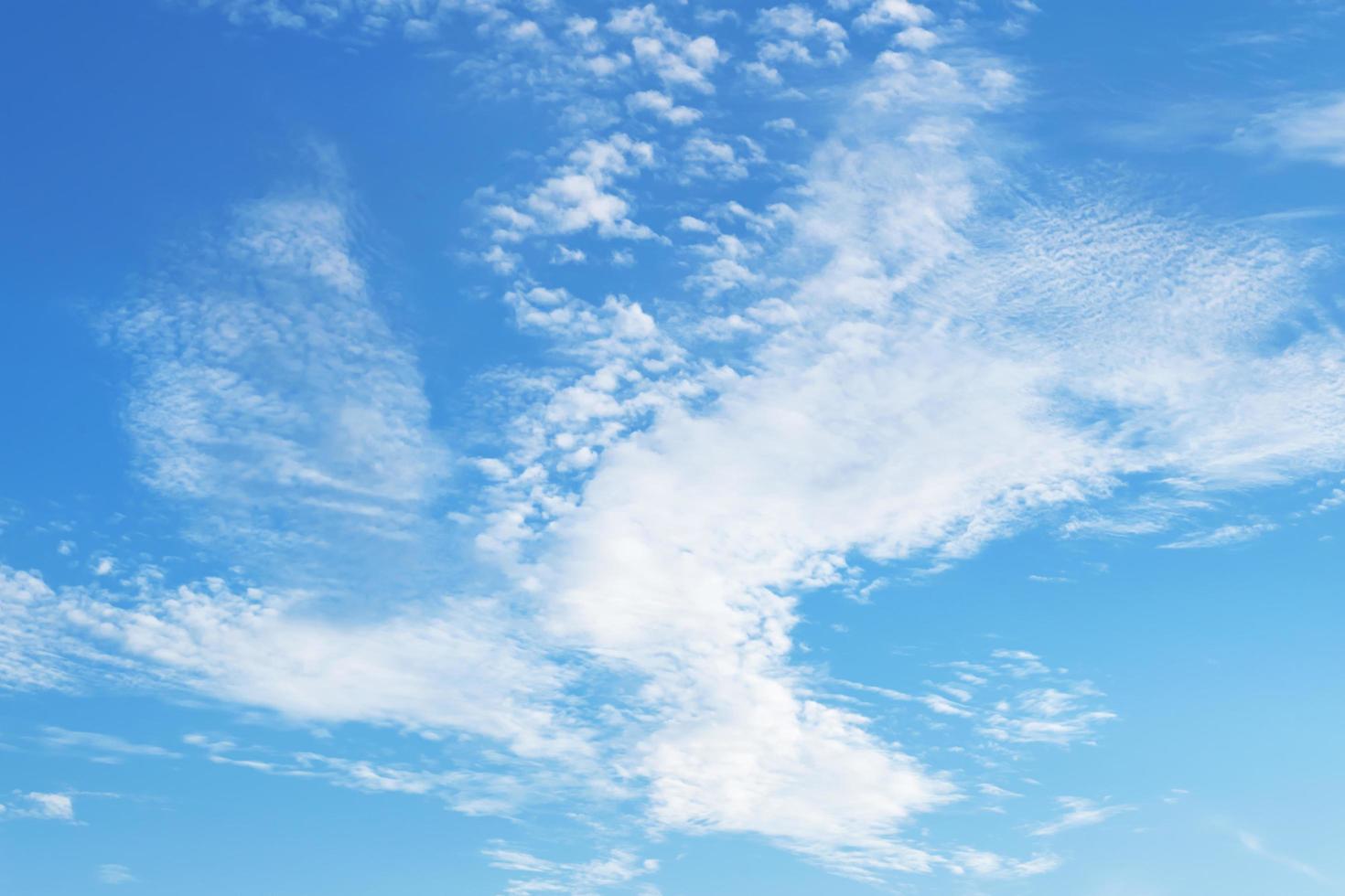 Blue sky with cloud background photo