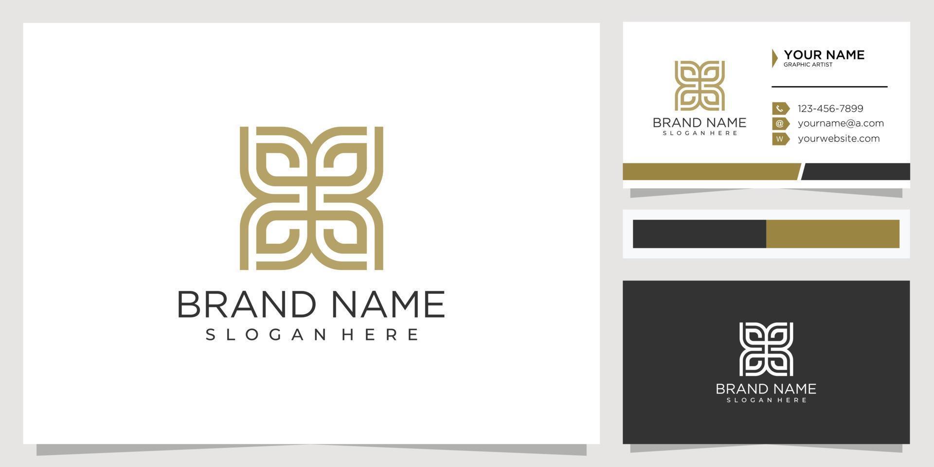 modern line abstract logo design inspiration vector