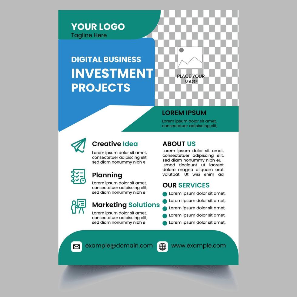 Flyer Template, Business Flyer Template, Flyer Design, Business Flyer vector