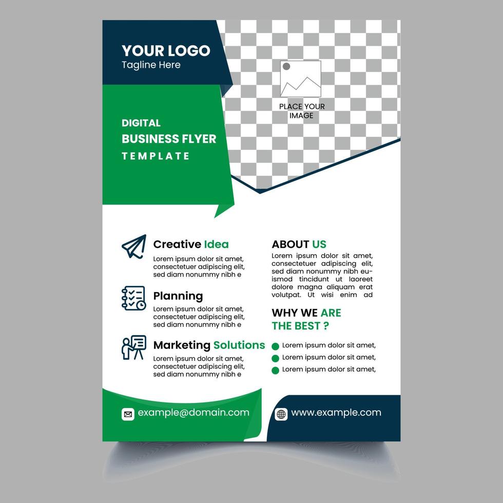 Flyer Template, Business Flyer Template, Flyer Design, Business Flyer vector