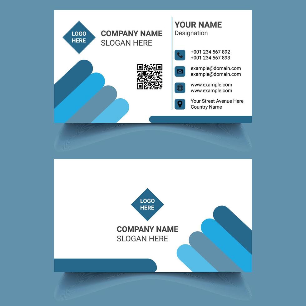 Business Card Template, Corporate Business Card ,Creative Business Card vector