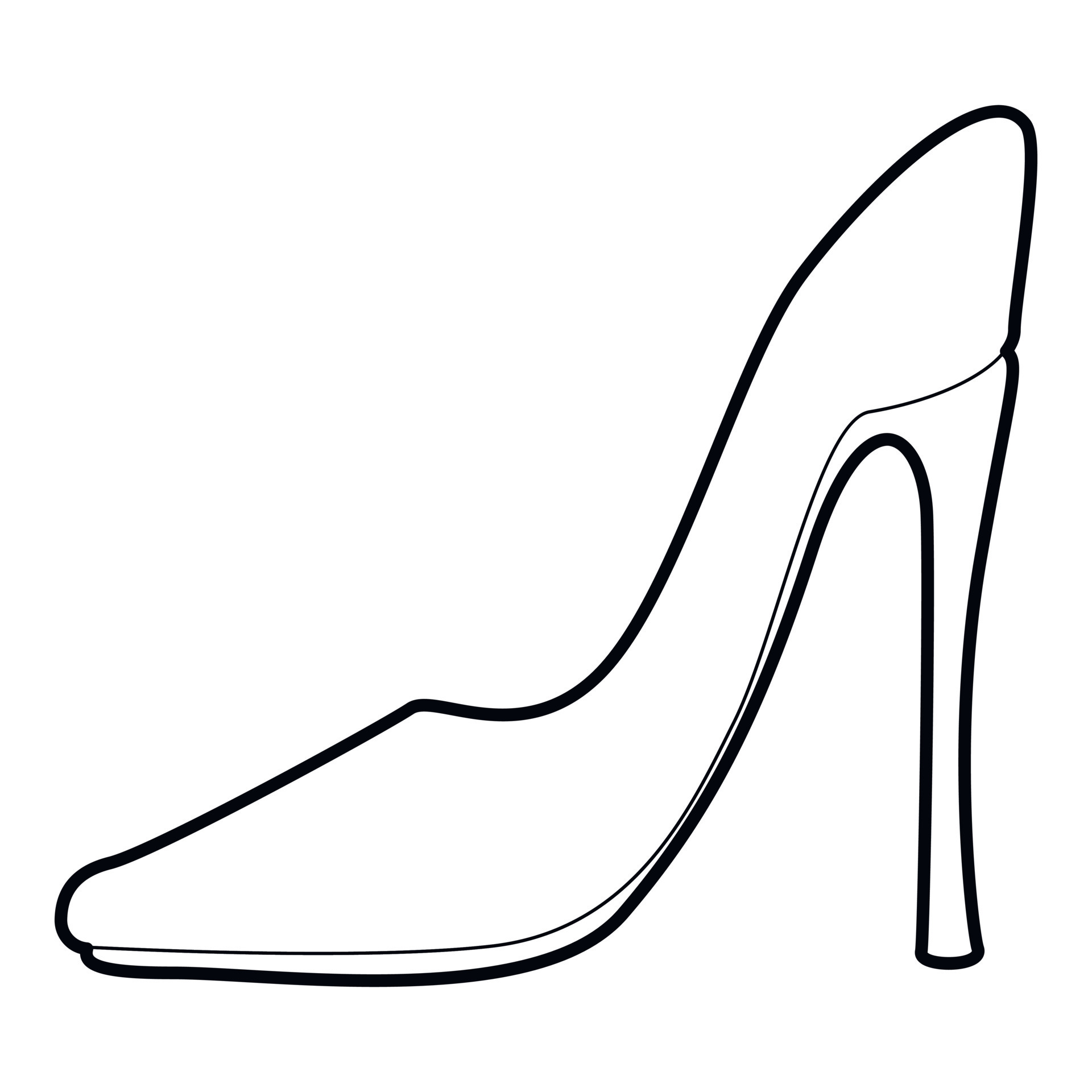 Shoe icon, outline style 14738674 Vector Art at Vecteezy
