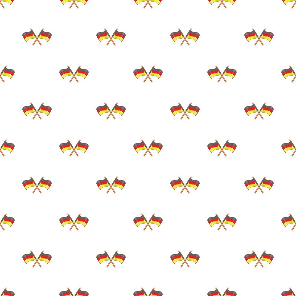 Flag of Germany pattern, cartoon style vector