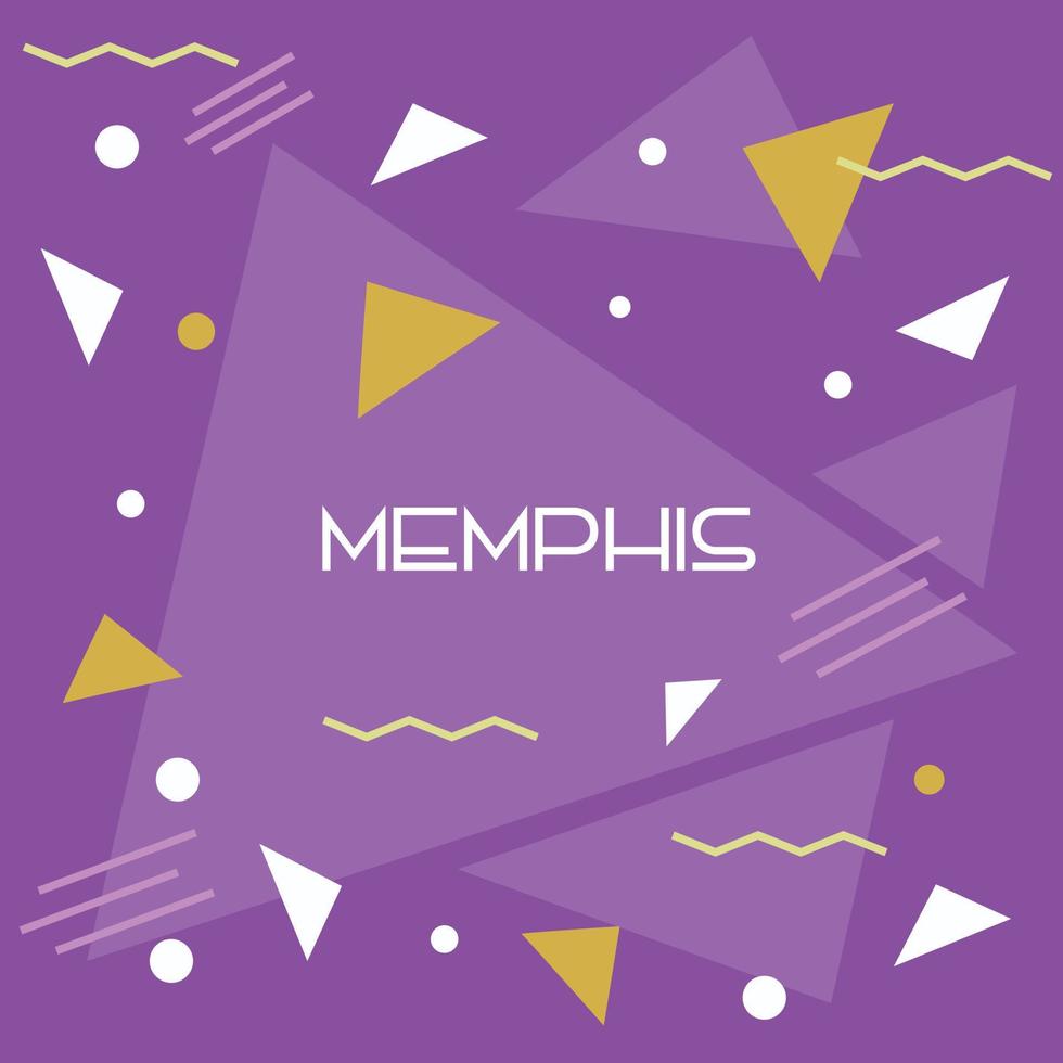 fondo abstracto con estilo memphis vector