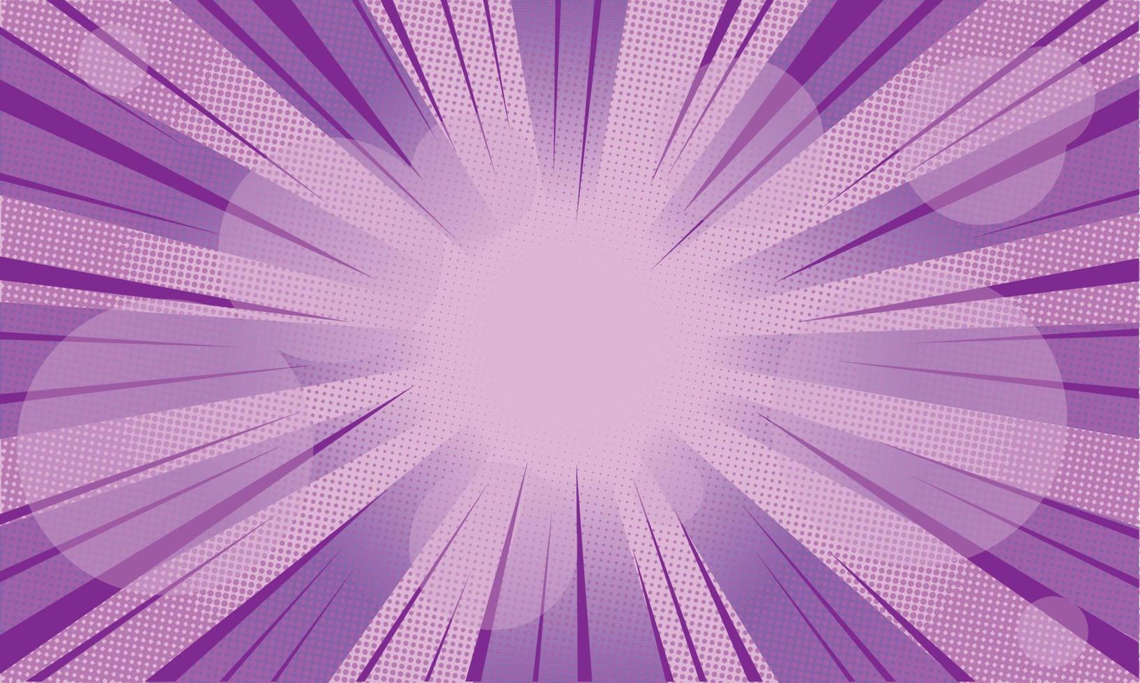 Purple Sunburst Halftone Effect Background Banner Poster vector