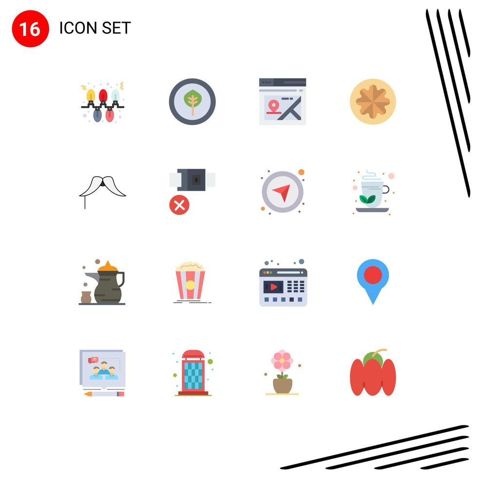 Stock Vector Icon Pack of 16 Line Signs and Symbols for hipster vitamin page vegetables healthy Editable Pack of Creative Vector Design Elements