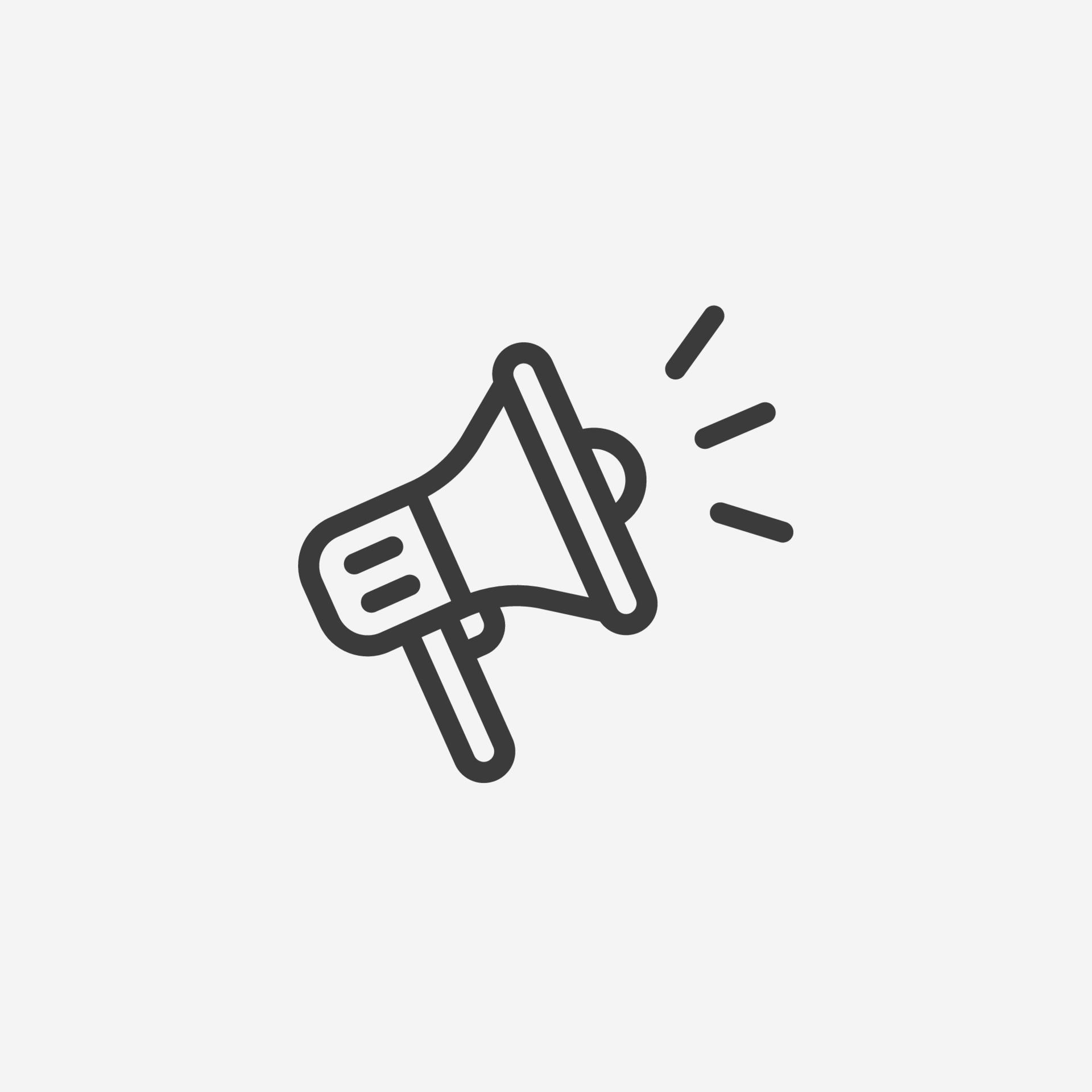 megaphone icon vector. voice, announce, loud, speaker symbol sign 14741281 Vector Art at Vecteezy