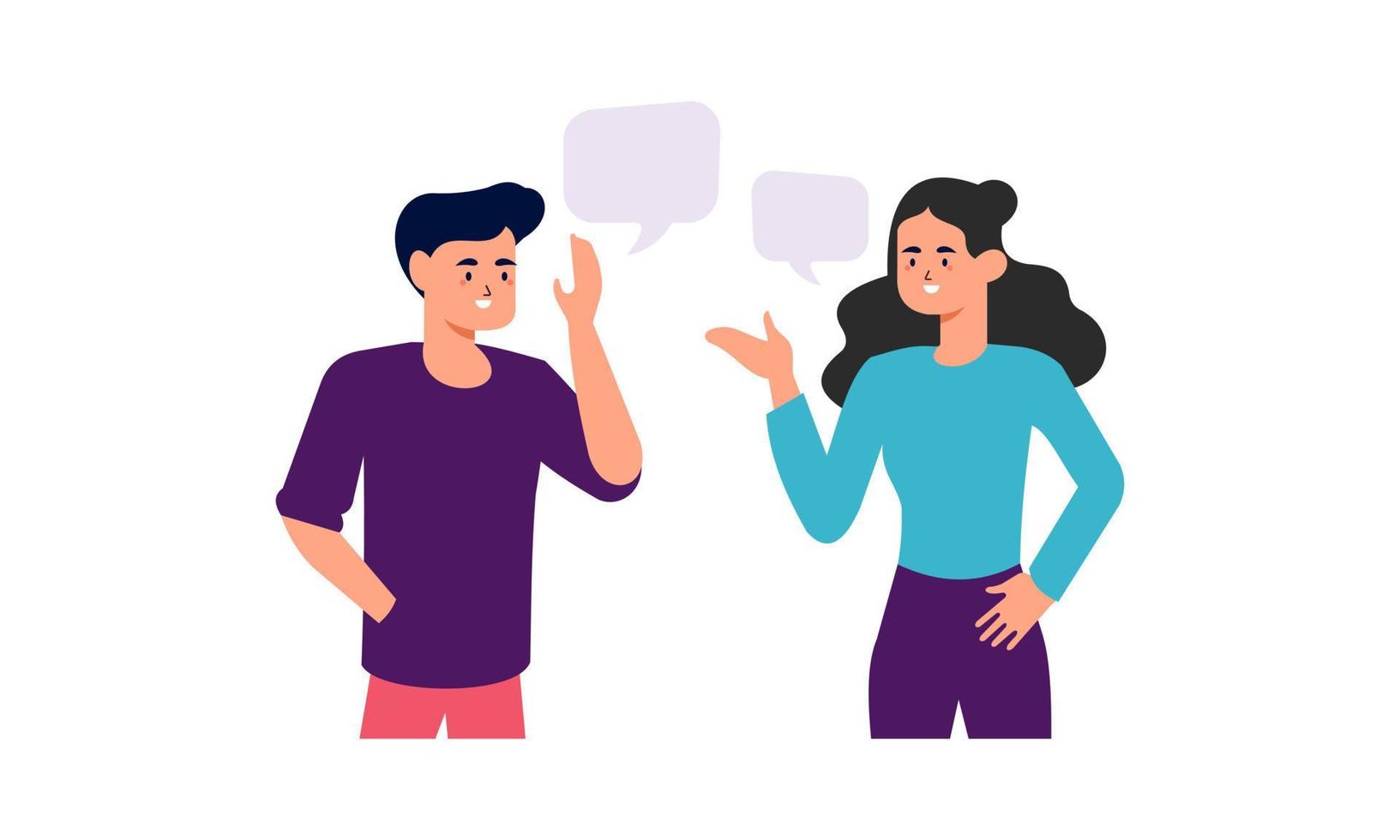 People communication concept illustration vector