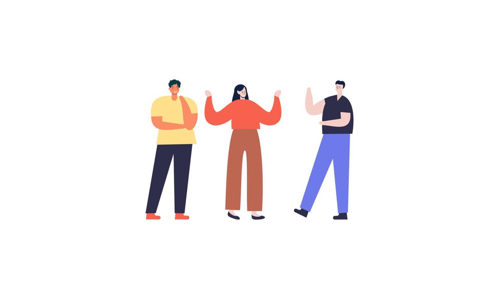 People communication concept illustration vector