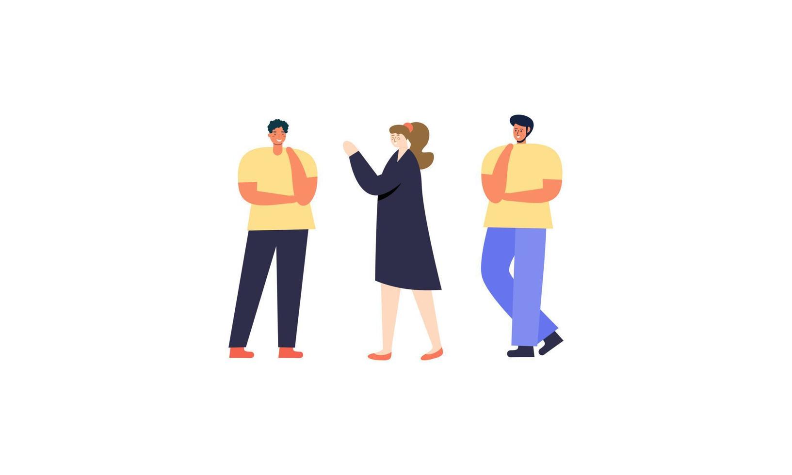 People communication concept illustration vector