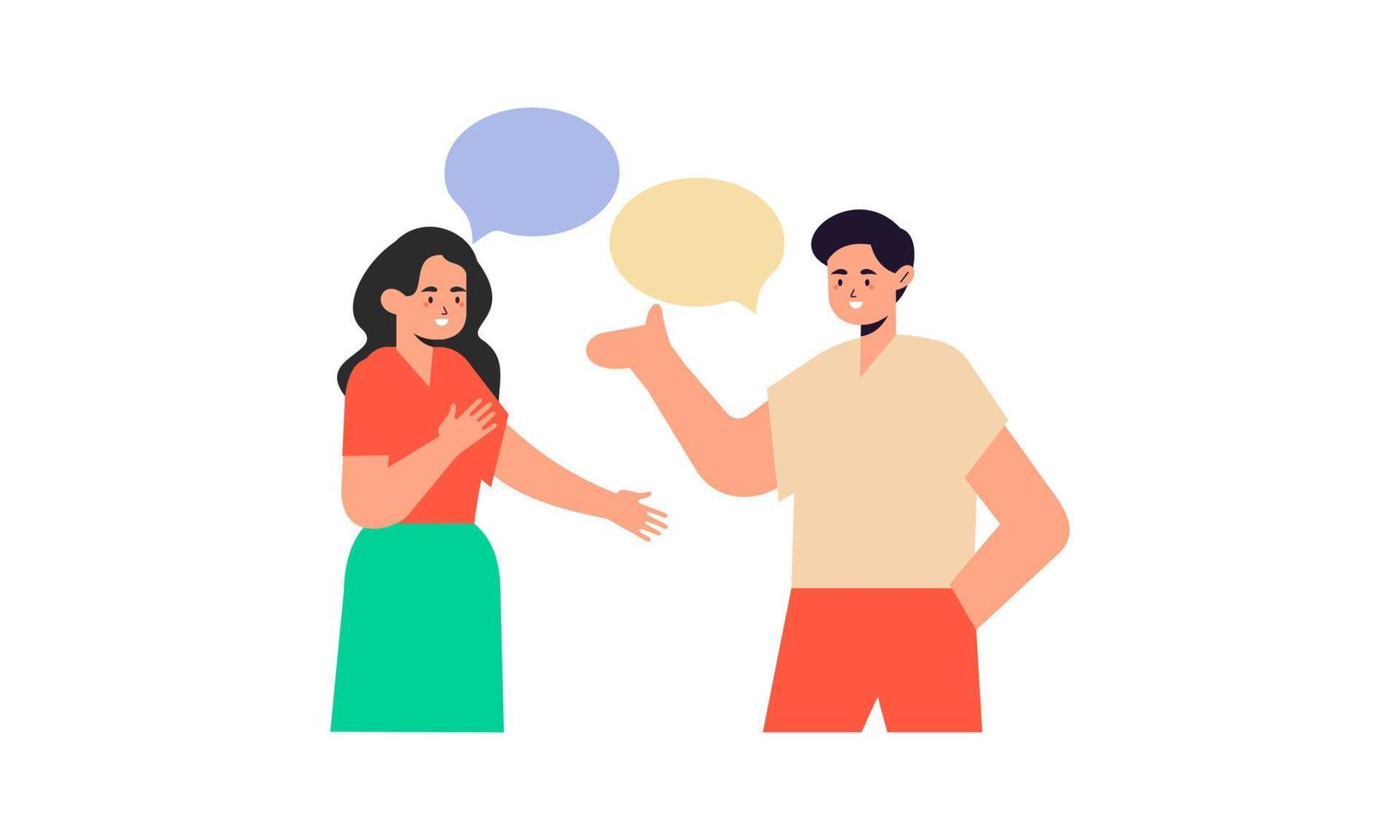 People communication concept illustration vector