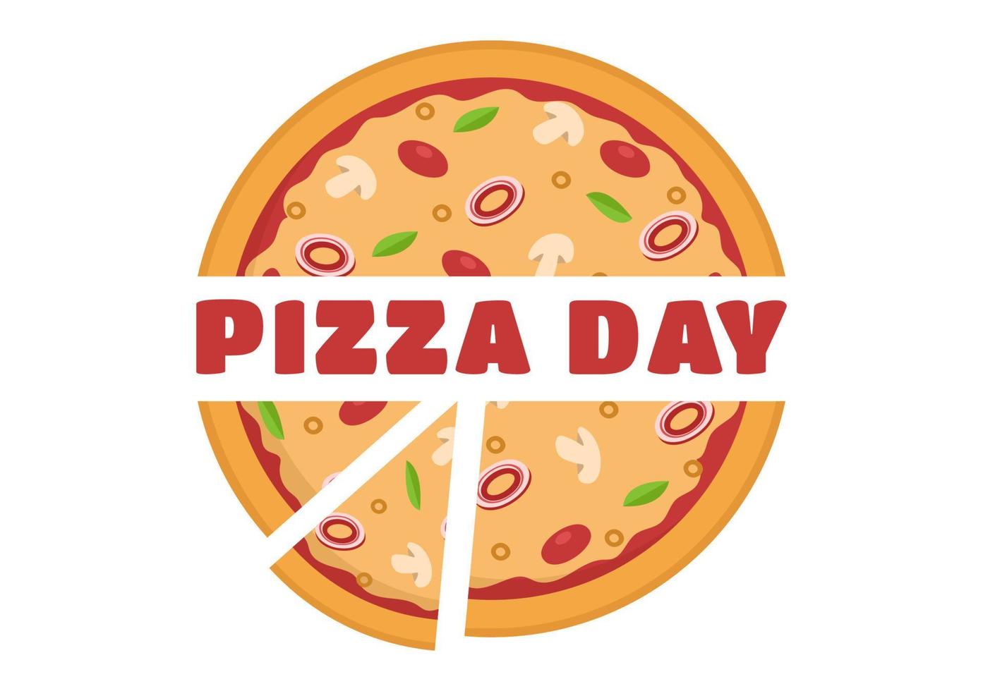 día nacional de la pizza en la celebración del 9 de febrero consumiendo