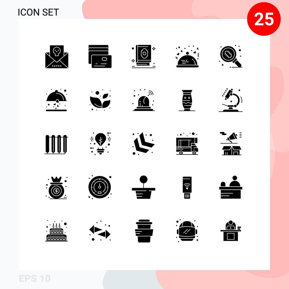 25 Creative Icons Modern Signs and Symbols of romantic lovers quran food islam Editable Vector Design Elements