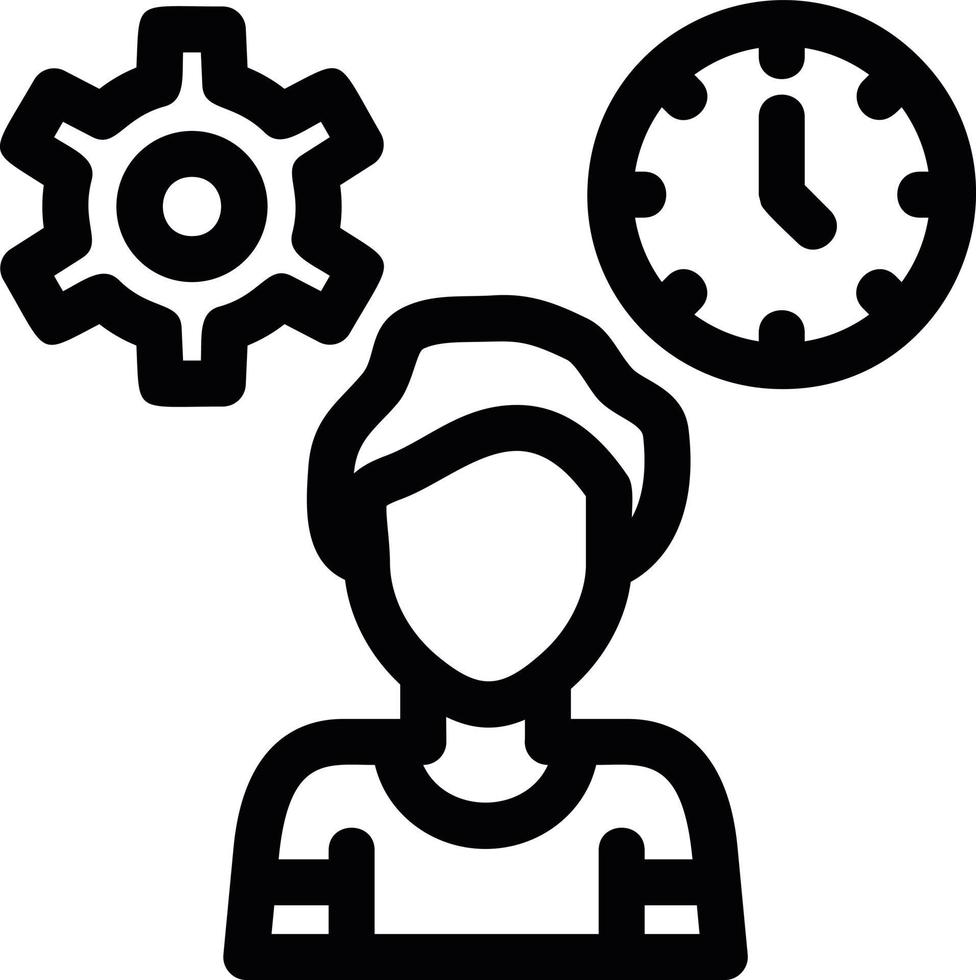 Anger Management Line Icon vector