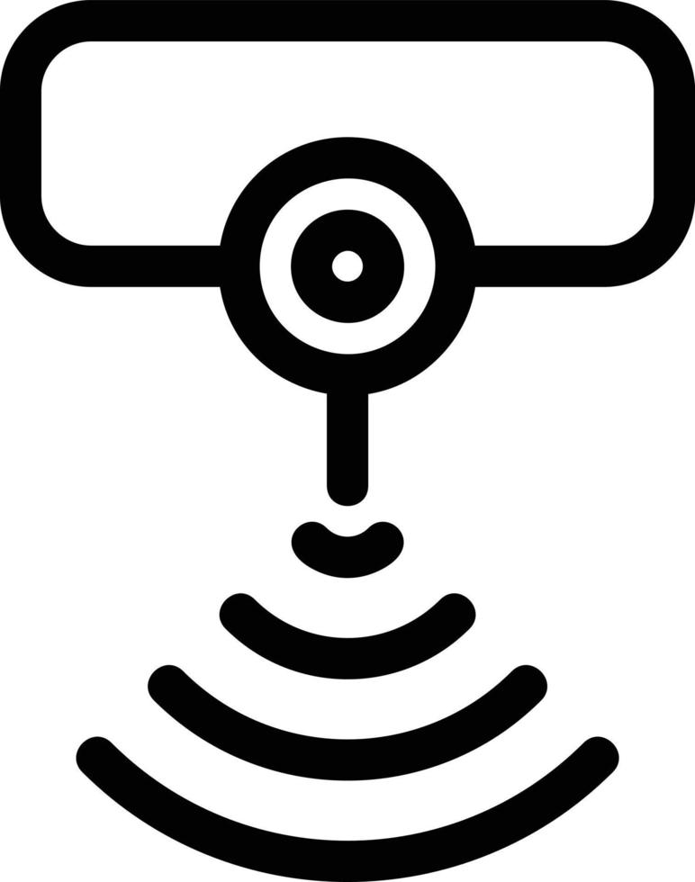 Sensors Line Icon vector