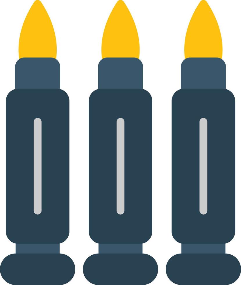 Ammo Flat Icon vector