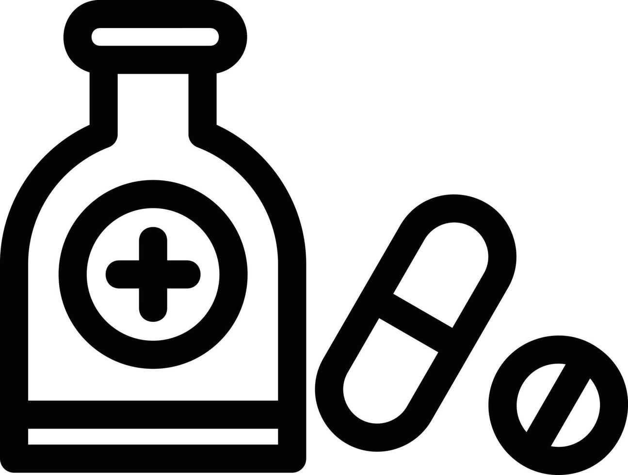 Medicine Line Icon vector