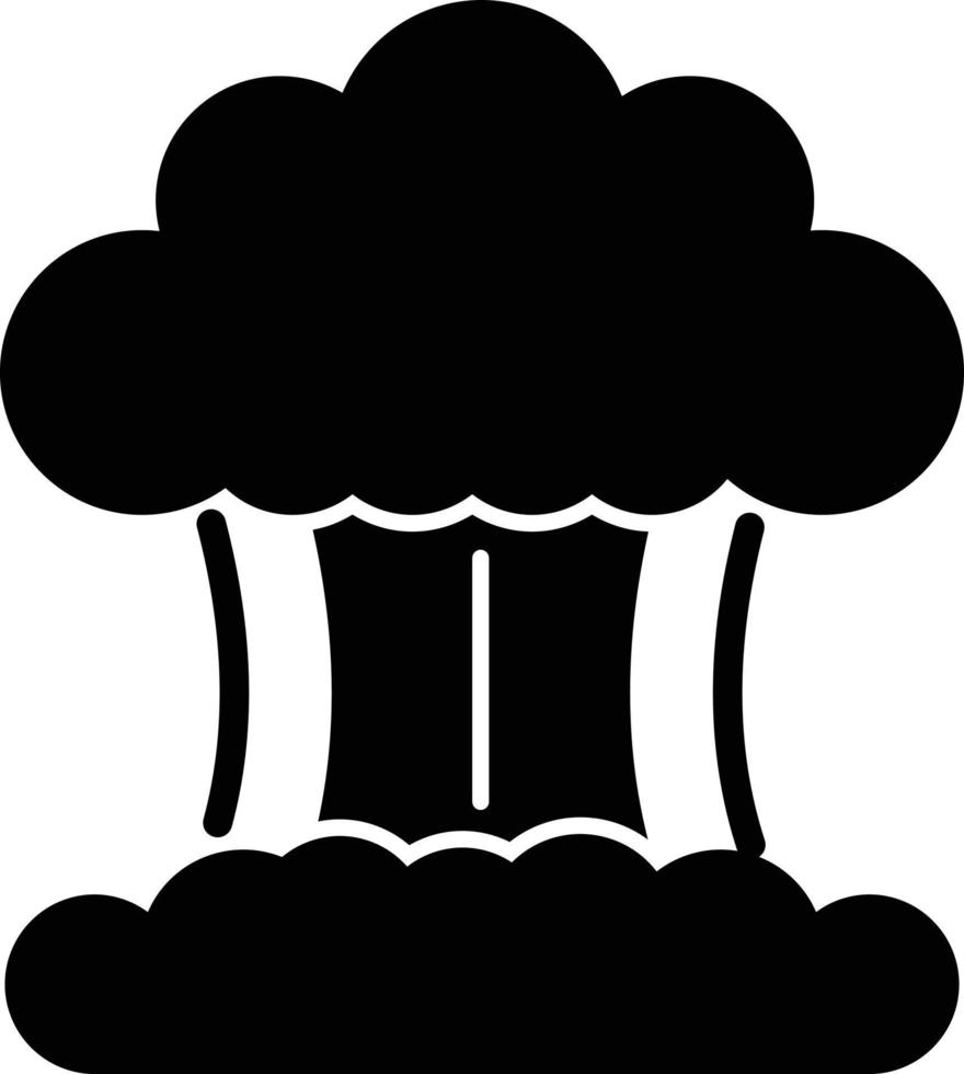 Explosion Glyph Icon vector