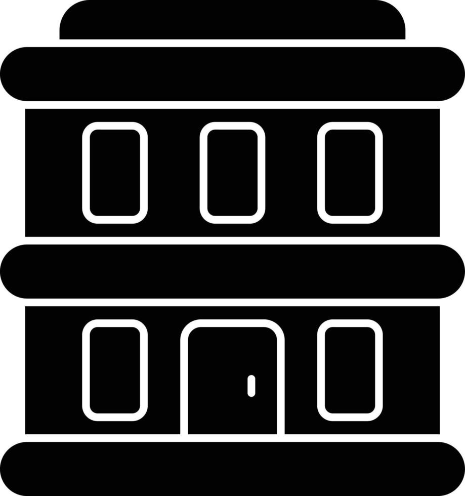 Building Glyph Icon vector