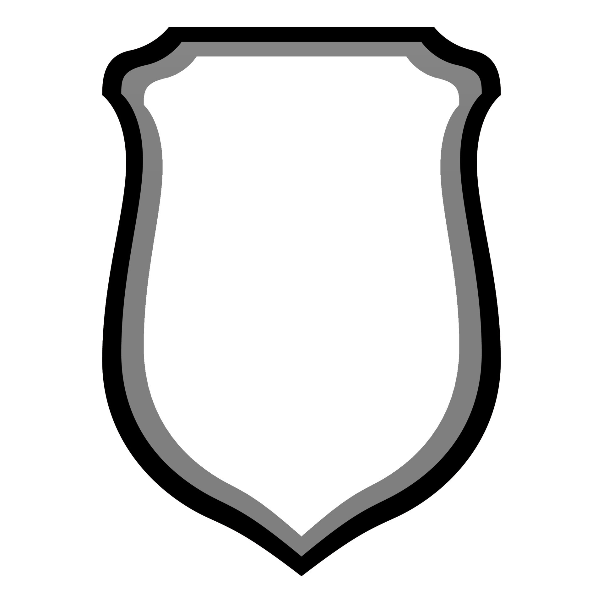 plantilla de icono de escudo. diseño de logotipo en estilo plano