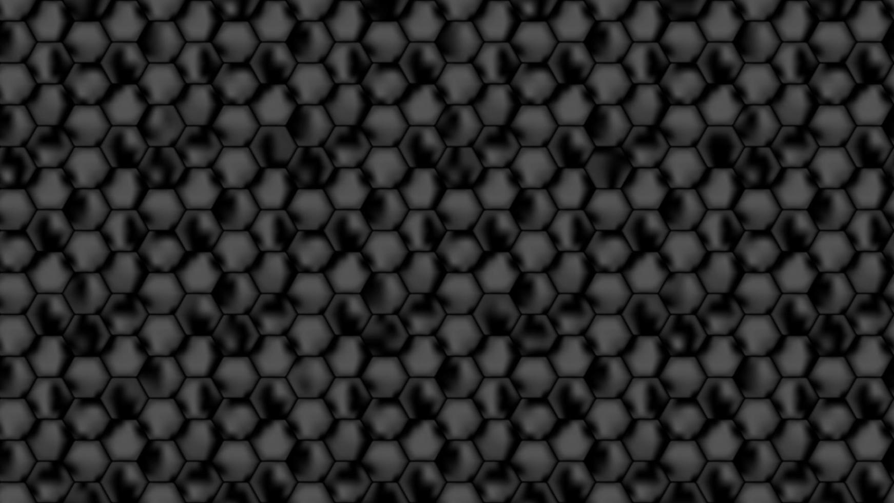 Seamless background from black honeycombs. Background  from dark repeating hexagons for banner design. Vector illustration.