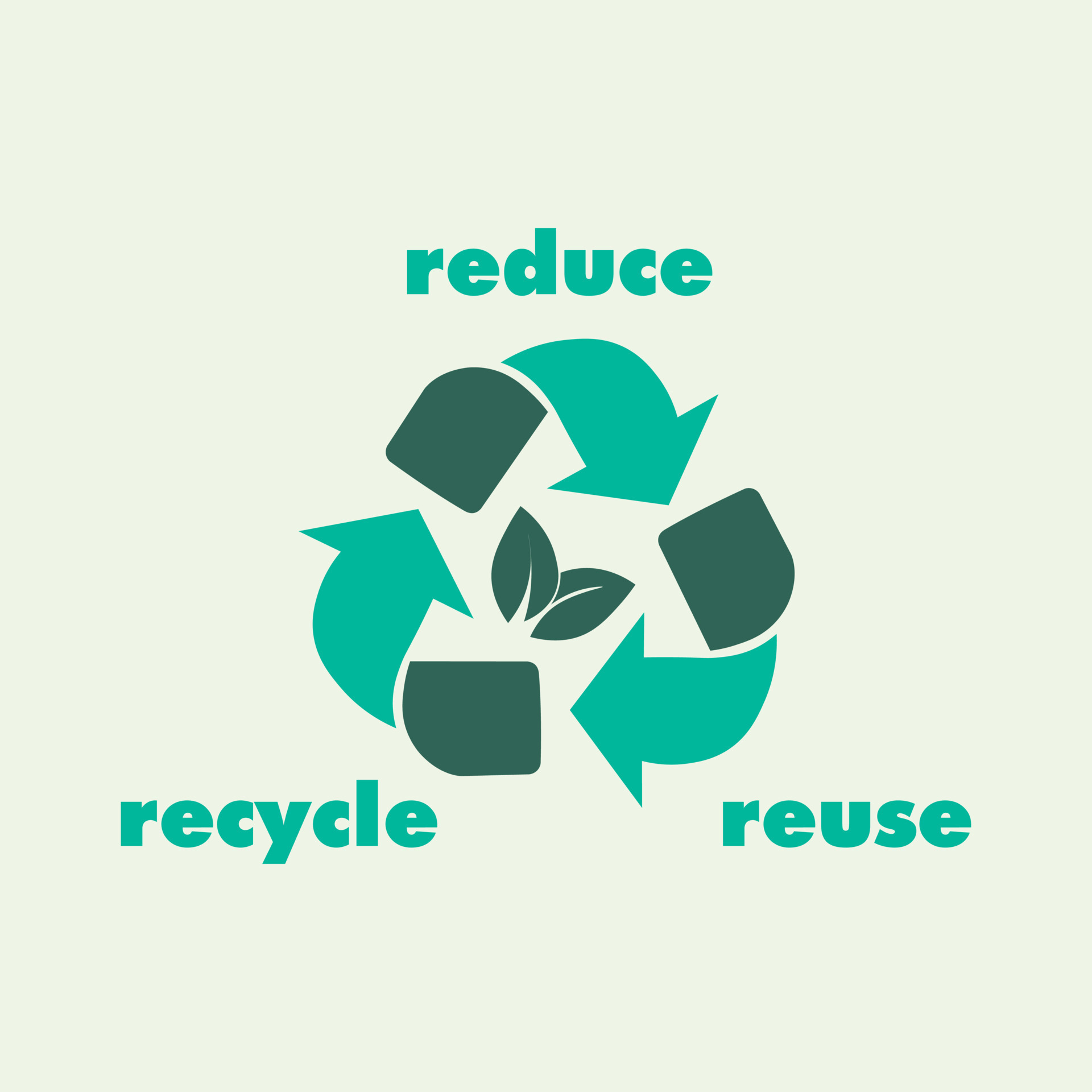 reduce, reuse, recycle design banner background, go green banner, earth