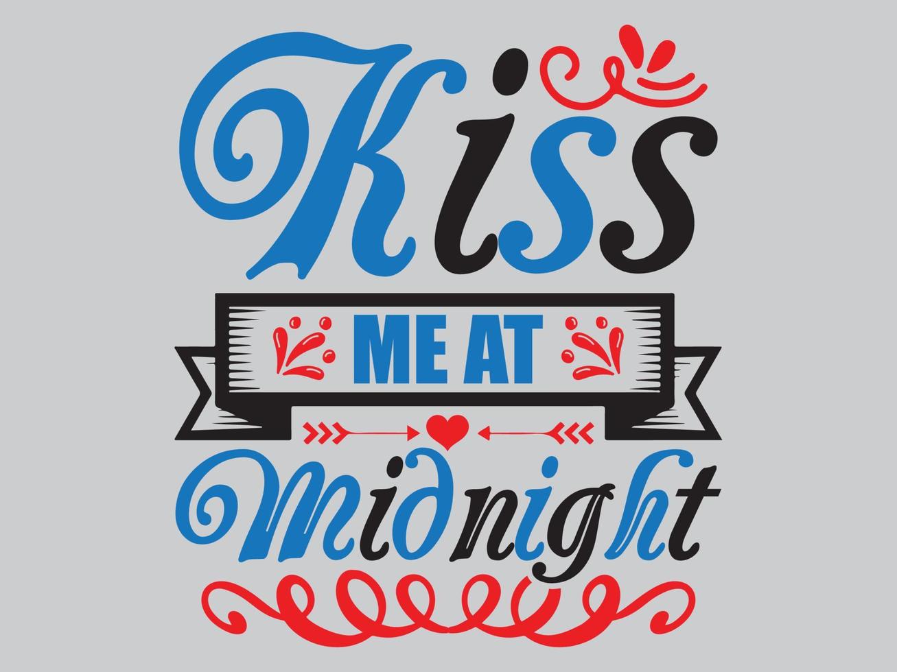 New Year T Shirt Design File vector