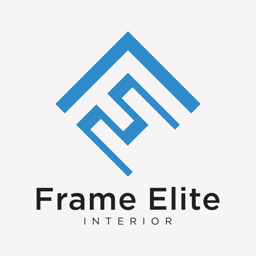 Letter E Monogram Alphabet Modern Style Elegant Luxury Icon Symbol Brand Identity Logo Design Vector