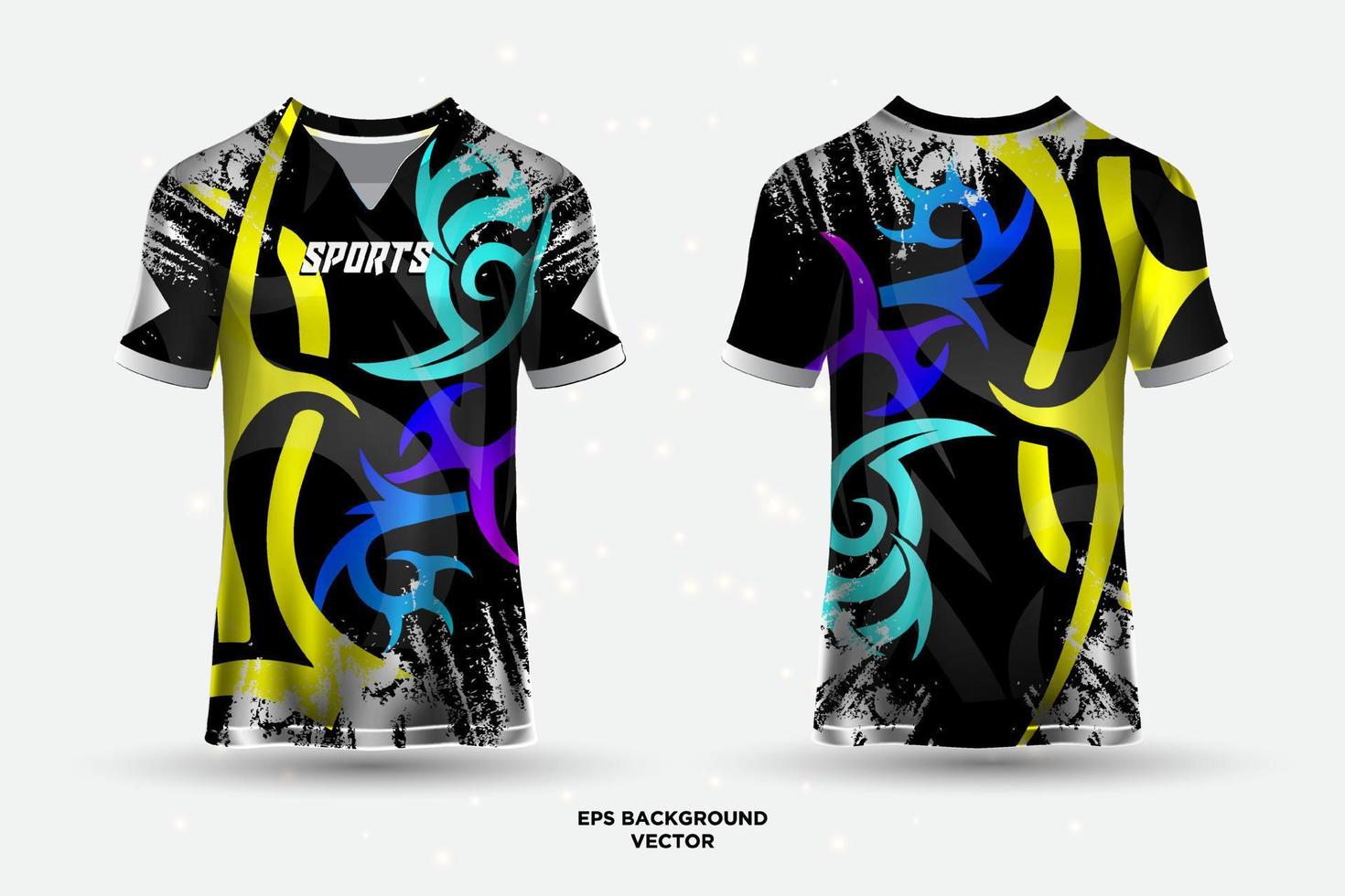Abstract sports jersey design template mockup vector 14743901 Vector ...