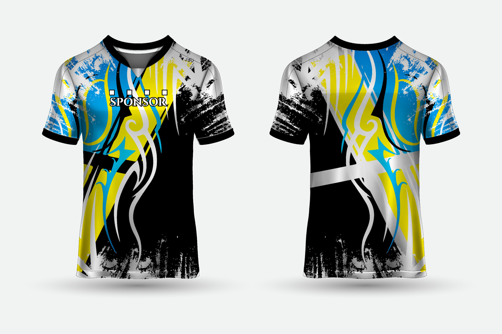 Abstract sports jersey design template mockup vector 14743907 Vector ...