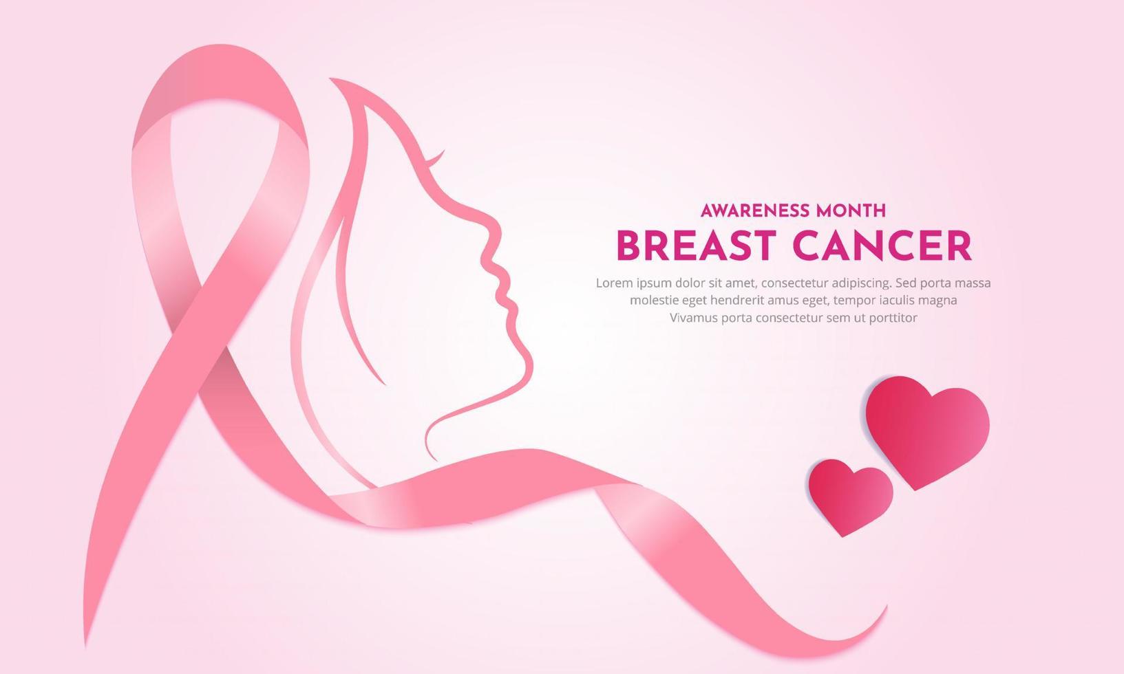 Happy International breast cancer day design Stories Collection. Breast cancer day design with pink ribbon vector. vector