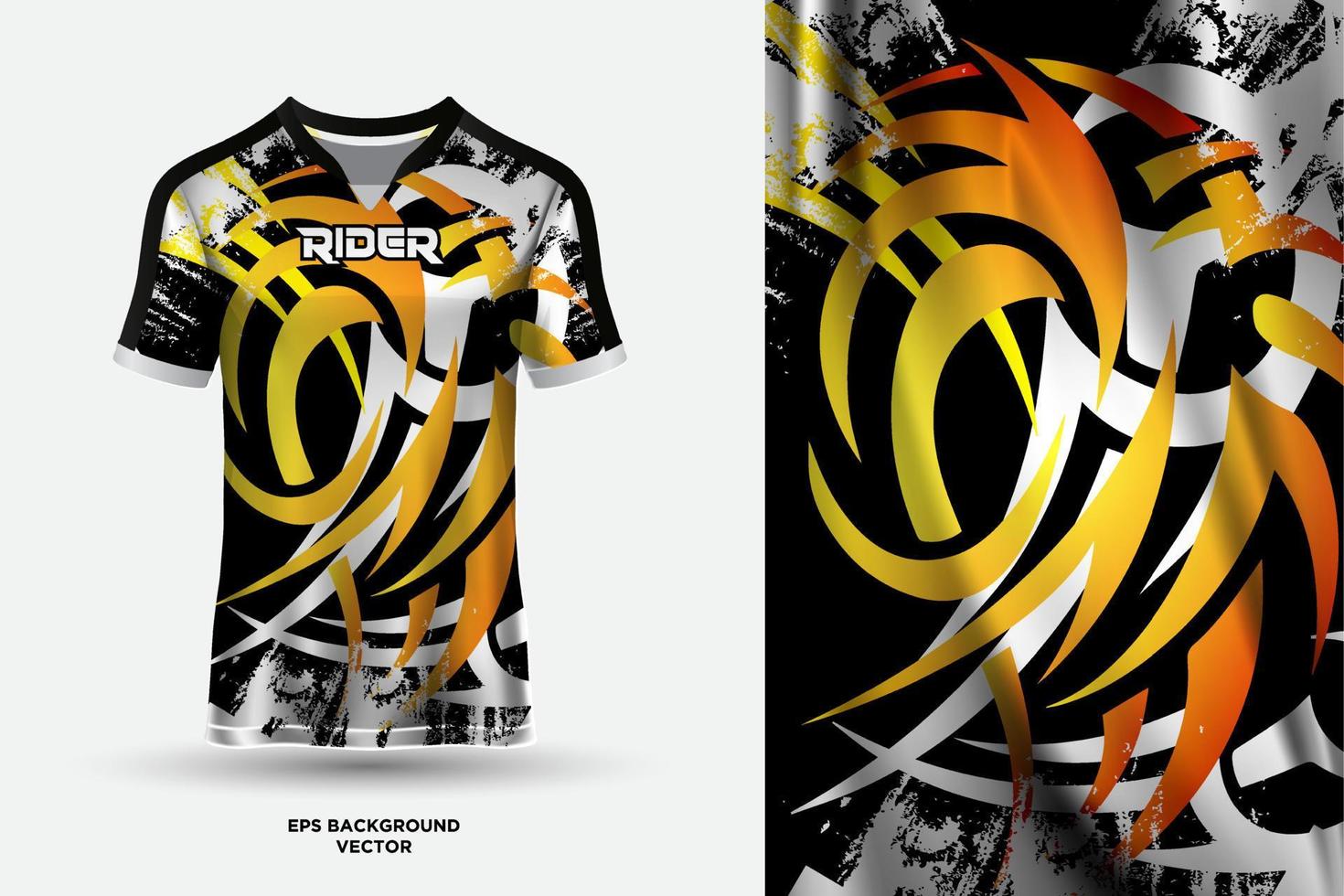 Tiger print sports t-shirt jersey design concept Vector Image