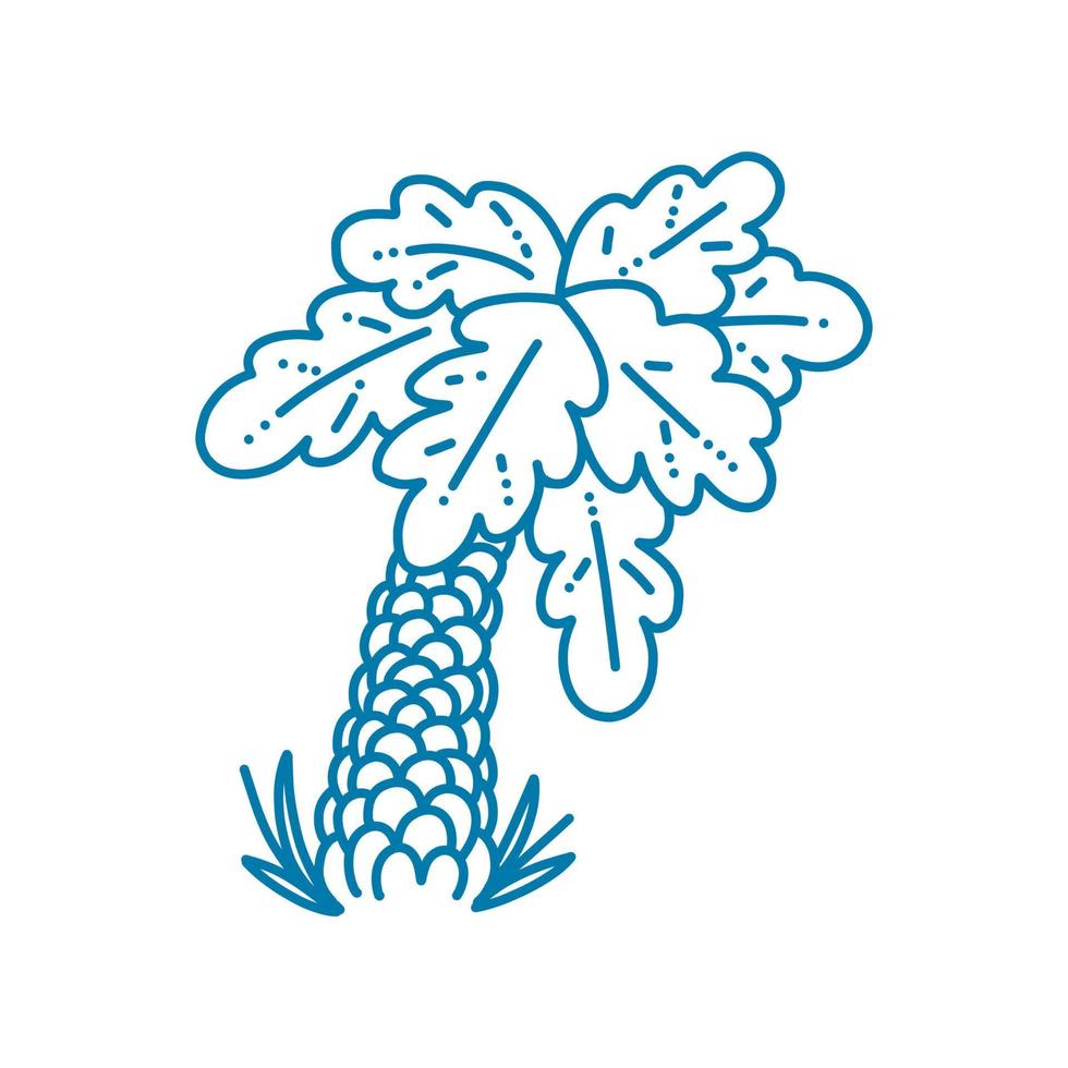 Palm tree vector illustration