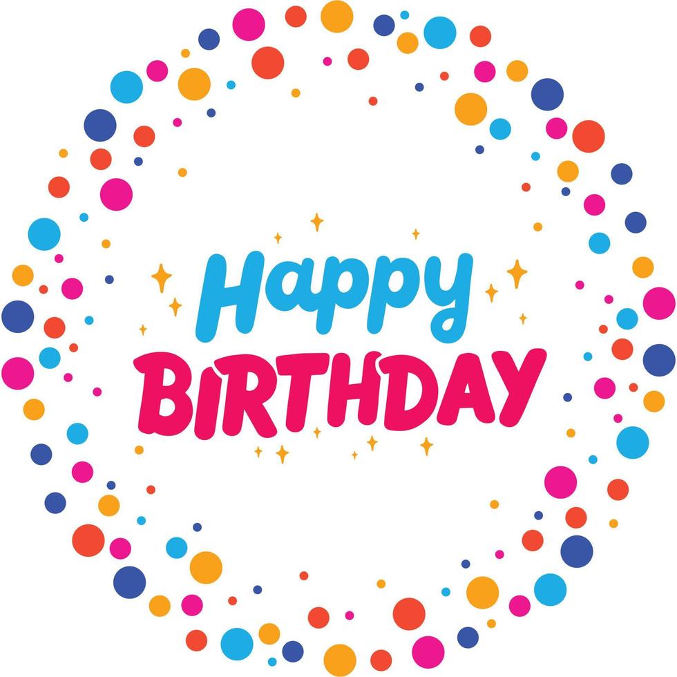 Happy Birthday Cards 14744551 Vector Art at Vecteezy