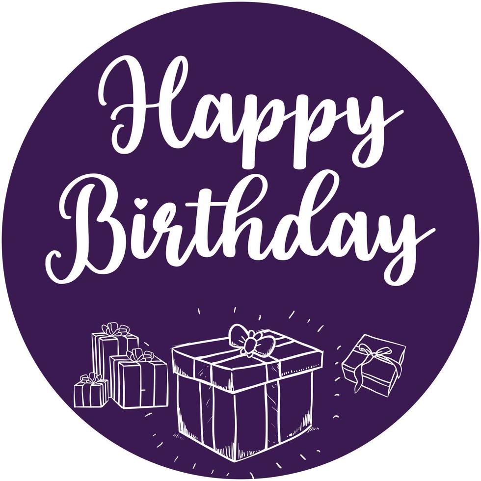 Happy Birthday Cards vector