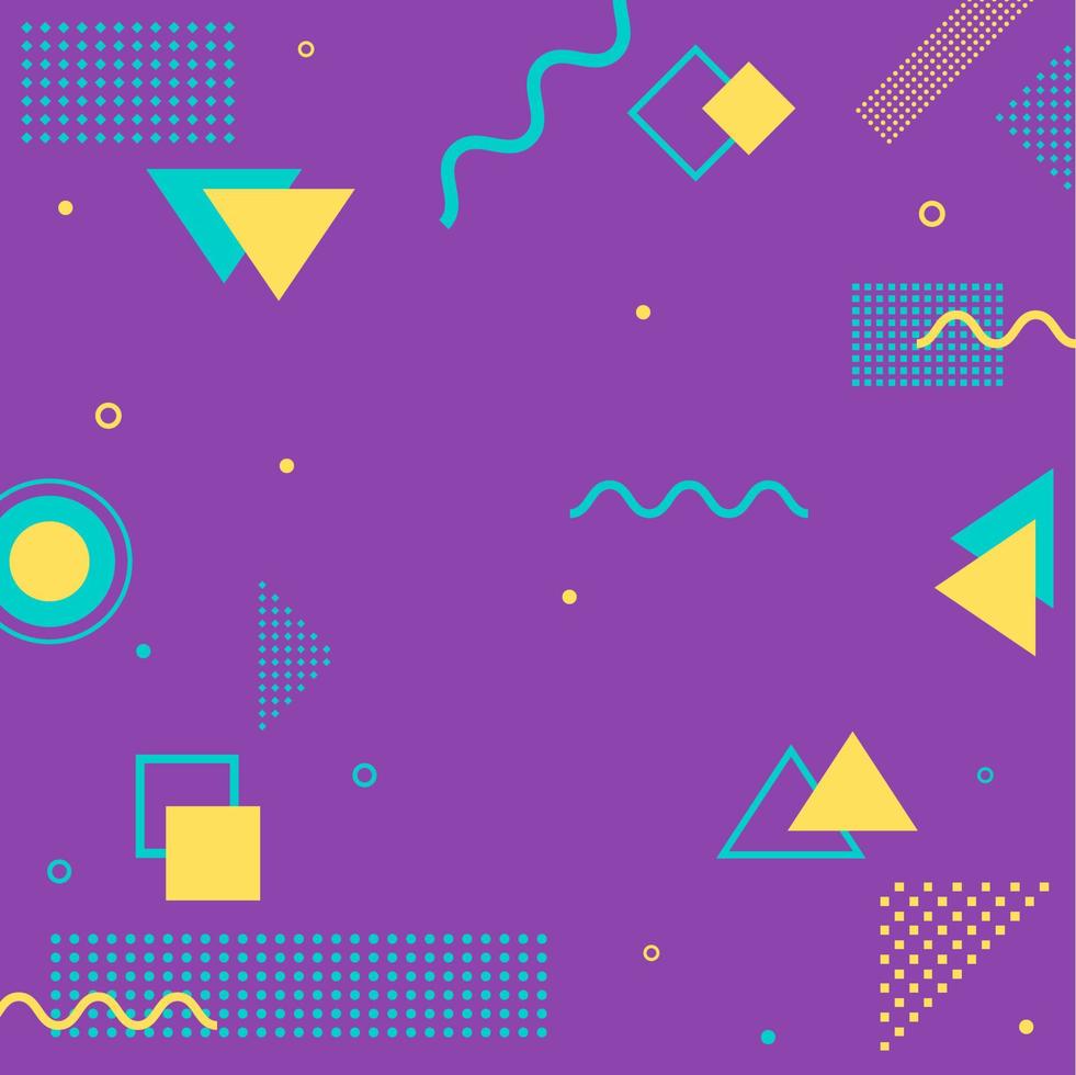 Abstract geometric background. Memphis element illustration template. For banner, flyer, cover, poster, book, artwall, printed. Eps 10 vector