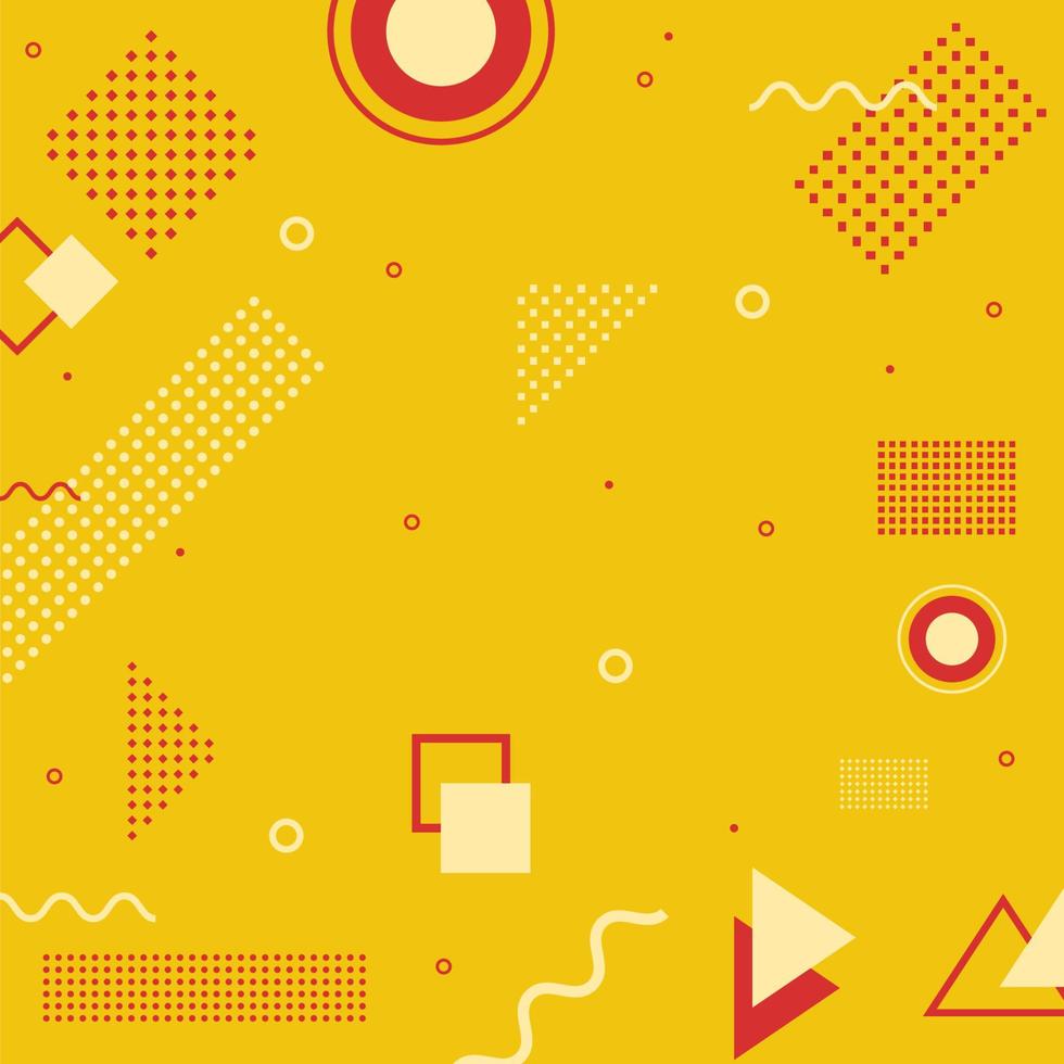 Abstract geometric background. Memphis element illustration template. For banner, flyer, cover, poster, book, artwall, printed. Eps 10 vector