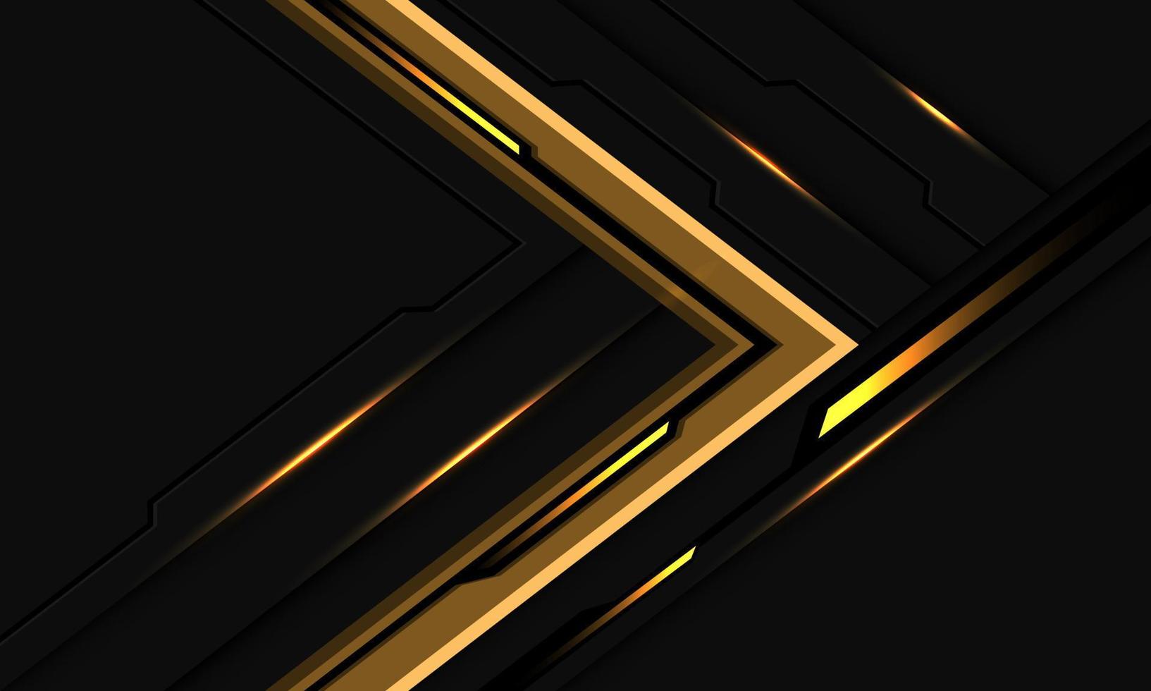 abstracto amarillo gris metal negro cyber flechas dirección velocidad futurista tecnologías geométrico diseño ultramoderno fondo vector