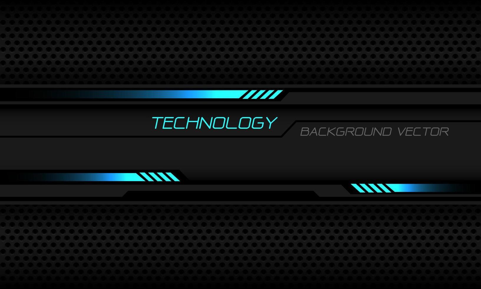 Abstract technology grey blue cyber black circuit banner overlap on circle mesh design ultramodern futuristic background vector