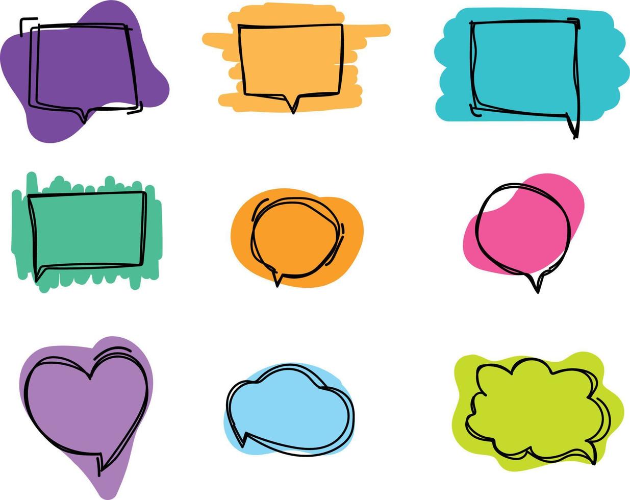 Vector speech bubble