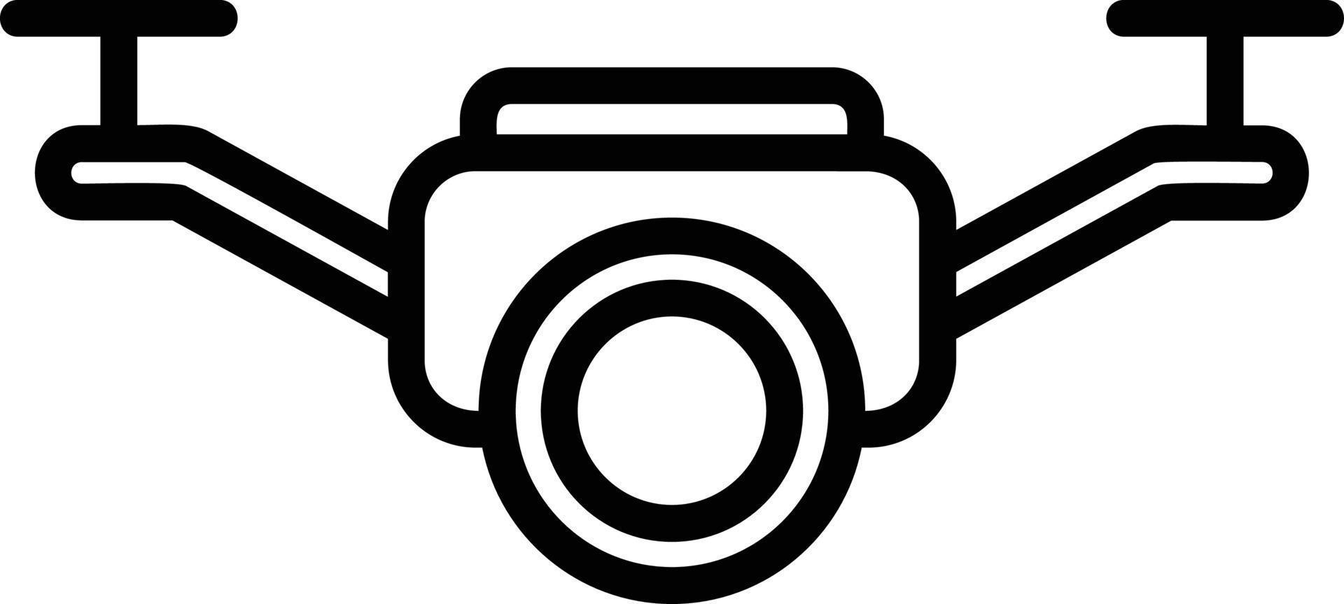 Drone Line Icon vector