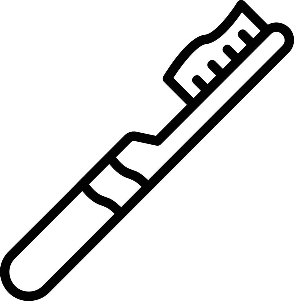 Toothbrush Vector Icon Design