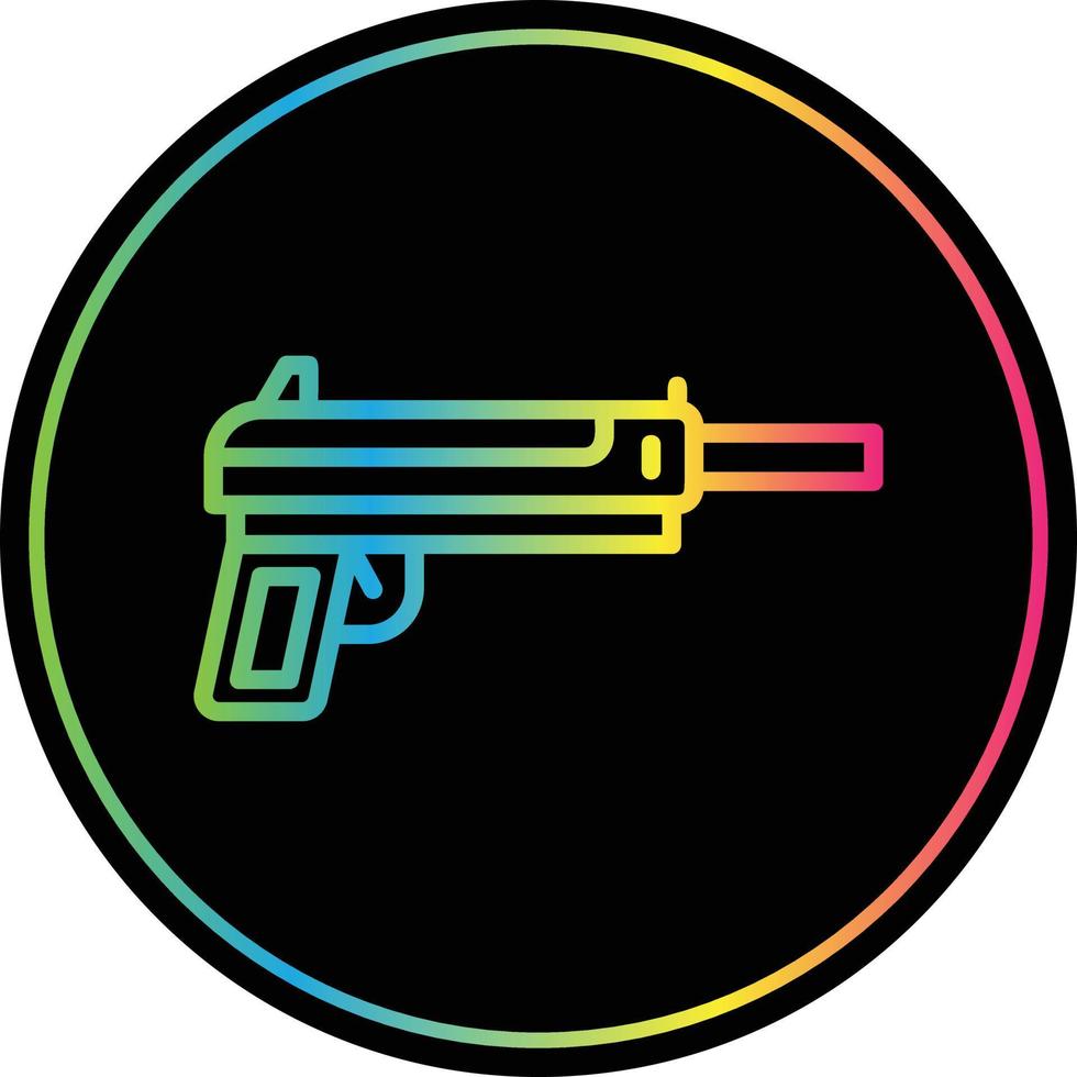 icono de vector de pistola