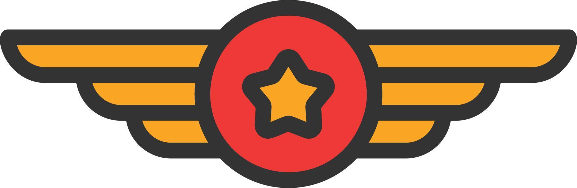 Medal Line Filled Icon vector